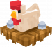 White Hen Hat